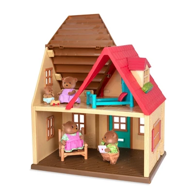 Li'l Woodzeez Country House – 8pc Toy House Playset 4 Li'l Woodzeez Country House – 8pc Toy House Playset - Image 2