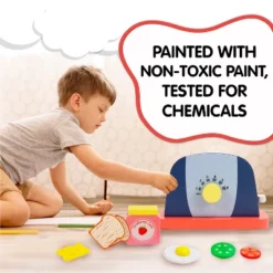 Leo & Friends Wooden Pop Up Toaster Set -Best Toys Store GUEST 00f54c46 23b4 4379 b376 cd5edaaa81d8