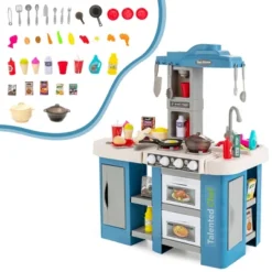 Costway Play Kitchen Set 67 PCS Kitchen Toy For Kids W/Food &Realistic Lights & Sounds 22 Costway Play Kitchen Set 67 PCS Kitchen Toy For Kids W/Food &Realistic Lights & Sounds -Best Toys Store GUEST 01e521b2 4d7a 419c 9fc5 2884a8271dbd