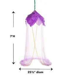 HearthSong 7-Foot Purple Flower Petals Hanging Canopy And Play Space For Twin Bed Or Playroom 15 HearthSong 7-Foot Purple Flower Petals Hanging Canopy And Play Space For Twin Bed Or Playroom -Best Toys Store GUEST 01f758c8 9221 49bc b809 9642492b585d