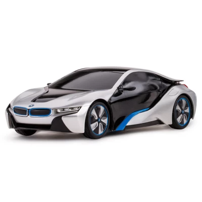 Link 1:24 RC BMW I8 Concept Radio Remote Control RC Sports Car - Silver - Ready! Set! Go! 4 Link 1:24 RC BMW I8 Concept Radio Remote Control RC Sports Car - Silver - Ready! Set! Go! - Image 2