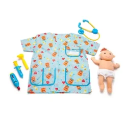 Melissa & Doug Pediatric Nurse Role Play Costume Set (8pc) - Includes Baby Doll, Stethoscope -Best Toys Store GUEST 03bf96f9 56ec 4dc2 b524 d329c00ce230