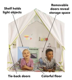 50-Inch Kitchen Playhouse Tent With 7-Piece Kitchen Cooking Set -Best Toys Store GUEST 0482cca6 031a 4f31 850b 8981c4f909d7