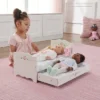 Badger Basket White Rose Doll Bed With Trundle -Best Toys Store GUEST 04ef1523 eb40 433b 8fa2 742b30e01131
