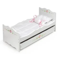 Badger Basket White Rose Doll Bed With Trundle 9 Badger Basket White Rose Doll Bed With Trundle -Best Toys Store GUEST 04f2adbf 0cd2 4e7c af51 2a9d45ef96bd