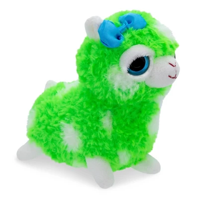 Kellytoy Cute And Cuddly 12 Inch Alpaca Plush | Green 4 Kellytoy Cute And Cuddly 12 Inch Alpaca Plush | Green - Image 2