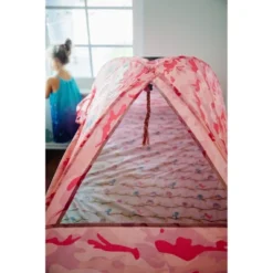 Pacific Play Tents Kids Pink Camo Bed Tent Twin Size -Best Toys Store GUEST 070a013a e2a8 4df2 a41e 9acf6ece8adf