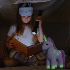 FAO Schwarz 13" Purple Unicorn Glow In The Dark Toy Plush -Best Toys Store GUEST 07590132 94b1 4484 b6ad b572c3b1eb73