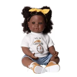 Adora Realistic Black Baby Doll Happy Camper Toddler Doll - 20 Inch, Soft CuddleMe Vinyl, Black Hair, Brown Eyes -Best Toys Store GUEST 0770aa47 4ba6 4cc4 bfc7 610fc5e72a92