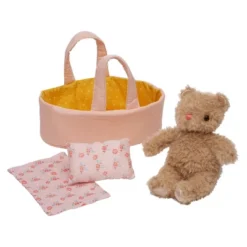 Manhattan Toy Moppettes Bea Bear Stuffed Animal Nurturing Playset With Bear Plush Toy, Fabric Bassinet, Blanket & Pillow -Best Toys Store GUEST 07da0297 3a1e 4449 a0c4 abdfc67c172c