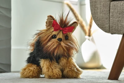 Bearington Stuffed Yorkshire Terrier: Chewie The Yorkie Plush Puppy, Ultra-Soft 13 3 Bearington Stuffed Yorkshire Terrier: Chewie The Yorkie Plush Puppy, Ultra-Soft 13