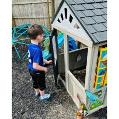 KidKraft Patio Party Wooden Outdoor Playhouse With Spinner Block Puzzle - 14pc -Best Toys Store GUEST 0973df62 9ce0 4051 8462 24b6fdf8003b