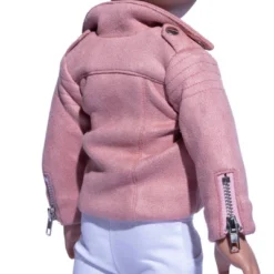 I'M A GIRLY Light Pink Faux Suede Jacket Outfit For 18" Fashion Doll -Best Toys Store GUEST 0a143276 bd89 43d4 b57d 23b6295fcd35
