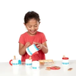 Melissa & Doug 22-Piece Steep And Serve Wooden Tea Set - Play Food And Kitchen Accessories -Best Toys Store GUEST 0af26938 41c4 4f27 b966 e64f8fd9ecf5