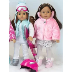 Sophia’s Pink Faux Fur Coat And Earmuff Headband Set For 18" Dolls -Best Toys Store GUEST 0aff5134 7b06 4879 bd91 1a5563a49134