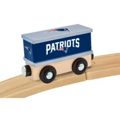 MasterPieces Wood Train Box Car - NFL New England Patriots -Best Toys Store GUEST 12d459a0 d329 4954 98d9 164c336cb173