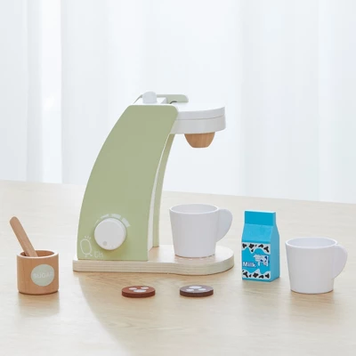 Teamson Kids Little Chef Frankfurt 8-pc. Wooden Play Kitchen Coffee Machine Set 3 Teamson Kids Little Chef Frankfurt 8-pc. Wooden Play Kitchen Coffee Machine Set