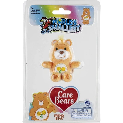 Super Impulse Worlds Smallest Care Bears Mini Plush | Friend Bear 4 Super Impulse Worlds Smallest Care Bears Mini Plush | Friend Bear - Image 2