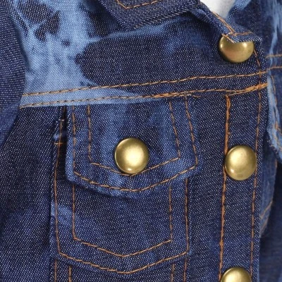 Sophia’s Acid Wash Style Jean Jacket For 18" Dolls, Blue 4 Sophia’s Acid Wash Style Jean Jacket For 18" Dolls, Blue - Image 2