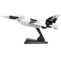 Best Toys Store 15 General Dynamics F-16 Fighting Falcon Fighter Aircraft Arctic Camouflage "USAF" 1/126 Diecast Model Airplane By Postage Stamp