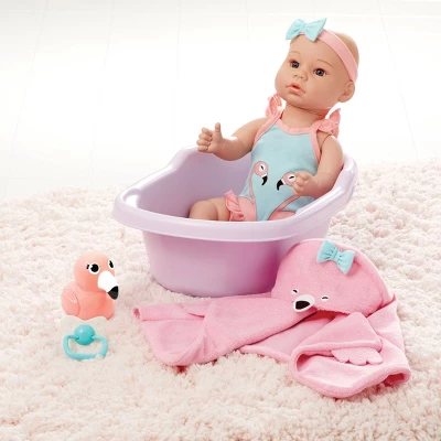 Madame Alexander 14" Small Wonders Sweet & Happy Baby Bath Set 3 Madame Alexander 14" Small Wonders Sweet & Happy Baby Bath Set