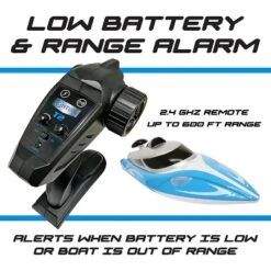 Contixo T2 RC Boat - Remote Control Boat For Pools And Lakes -Fast RC Boats For Adults And Kids (Blue) -Best Toys Store GUEST 1cd6d049 fc26 429e 86d6 6421a679920b
