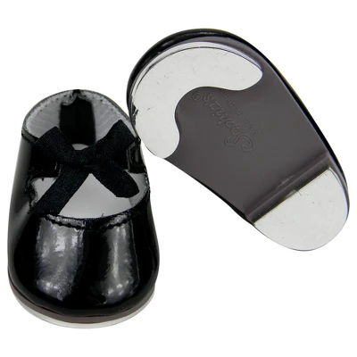 Sophia’s Patent Leather Mary Jane Tap Shoes For 18" Dolls, Black 3 Sophia’s Patent Leather Mary Jane Tap Shoes For 18" Dolls, Black