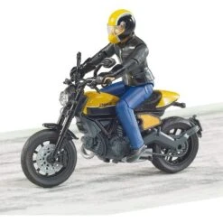 Bruder Scrambler Ducati Full Throttle Motorcycle With Driver Figure