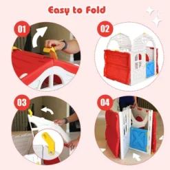Costway Kids Cottage Playhouse Foldable Plastic Play House Indoor Outdoor Toy Portable 17 Costway Kids Cottage Playhouse Foldable Plastic Play House Indoor Outdoor Toy Portable -Best Toys Store GUEST 1eed9876 71e7 4a88 8222 2e9b8ad7ab1b