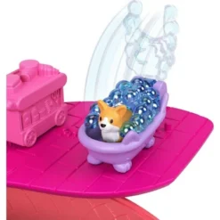 Polly Pocket Starring Shani Cuddly Cat Purse Compact Playset -Best Toys Store GUEST 21112569 5c17 43b1 802b 88548624bbc3