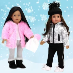 Sophia’s Coat, Winter Hat, Leggings And Boots For 18" Dolls, Pink -Best Toys Store GUEST 21dcb099 5c07 4e32 9a32 1beac41688d6