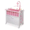 Badger Basket Cabinet Doll Crib With Chevron Bedding And Free Personalization Kit - White/Pink -Best Toys Store GUEST 223558ea 80ad 4874 b91a a7d395cb5eed