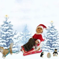 The New York Doll Collection 18 Inch Doll Winter Sleigh Set