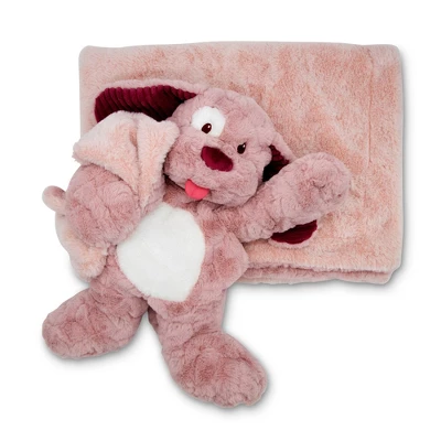 Plushible Blankie Bestie 2-in-1 Plush And Blanket Pinki Doodle Dog 6 Plushible Blankie Bestie 2-in-1 Plush And Blanket Pinki Doodle Dog - Image 4