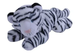Wild Republic Ecokins White Tiger Stuffed Animal, 12 Inches