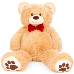 Best Choice Products 38in Giant Soft Plush Teddy Bear Stuffed Animal Toy W/ Bow Tie, Footprints -Best Toys Store GUEST 27556c59 356f 44c0 9142 0bf4465e116c