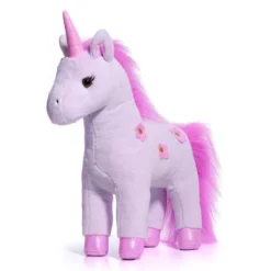 FAO Schwarz 13" Purple Unicorn Glow In The Dark Toy Plush -Best Toys Store GUEST 28229d2f b7df 41c1 b166 d7c89841502a