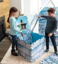 HearthSong 16-Panel Igloo Fantasy Forts Indoor Building Kit With Hook And Loop Connectors -Best Toys Store GUEST 2b78e5c2 16c6 4dae 9caf c77141efed84