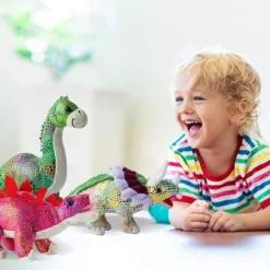 BUILD ME Stuffed Animal Set Of 4 - 12" Soft Dinosaur Plush Toys For Boys And Girls -Best Toys Store GUEST 2c0c86f6 a0a7 4a40 bf3c 05c333e55a23