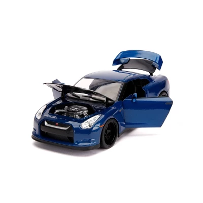 Fast & Furious 1:18 Scale Nissan GT-R Die-cast Vehicle With Brian Figure 7 Fast & Furious 1:18 Scale Nissan GT-R Die-cast Vehicle With Brian Figure - Image 5