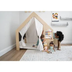 Avenlur Flair - Wooden 5 In 1 Indoor Playhouse Play Tent With Desk Table -Best Toys Store GUEST 2ee43011 bd93 4483 99f1 b9ba16112de5