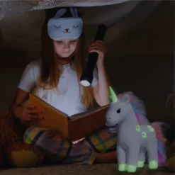 FAO Schwarz 13" White Unicorn Glow In The Dark Toy Plush -Best Toys Store GUEST 31725884 4f50 4d69 80af 994473fb3de4