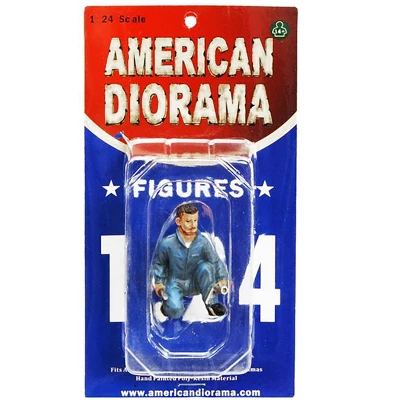 Mechanic Jerry Figurine For 1/24 Scale Models By American Diorama 3 Mechanic Jerry Figurine For 1/24 Scale Models By American Diorama