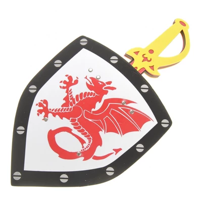 Insten 2 Pack Play Foam Swords & Shields For Kids, Pretend Ninja Warrior Or Knight 4 Insten 2 Pack Play Foam Swords & Shields For Kids, Pretend Ninja Warrior Or Knight - Image 2