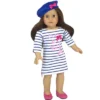 Sophia’s Striped Eiffel Tower Dress & Beret For 18” Dolls, Royal Blue -Best Toys Store GUEST 3687b09c 3123 4360 89eb c552751caaa0