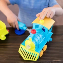 Educational Insights Design & Drill Train With Electric Drill Toy, 30 Pieces, STEM Toy, Ages 3+ -Best Toys Store GUEST 397bd61b 8a1d 4962 8920 ae49d42a8130