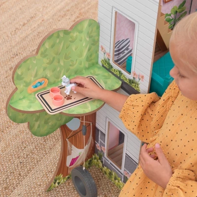 Kidkraft Backyard Cookout Wooden Dollhouse With 16 Play Furniture Accessories 7 Kidkraft Backyard Cookout Wooden Dollhouse With 16 Play Furniture Accessories - Image 5