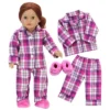Sophia’s Flannel Pajama & Slippers Set For 18'' Dolls, Pink -Best Toys Store GUEST 3da920bf 093c 48b3 9419 17e286cd117d