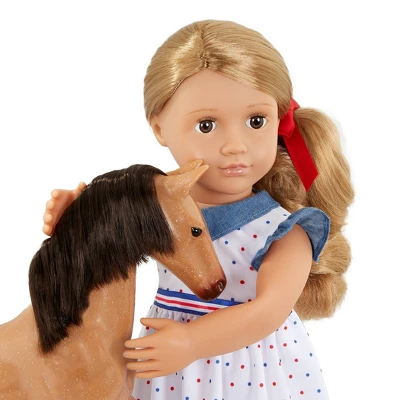 Our Generation Shelley With Foal 18" Doll & Horse Set 4 Our Generation Shelley With Foal 18" Doll & Horse Set - Image 2