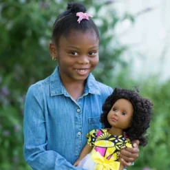 Ikuzi Dolls Pink & Yellow Dress Doll With Black Hair 18" Fashion Doll -Best Toys Store GUEST 401a9ec0 5e6a 4409 b19d 4217ee699fc0